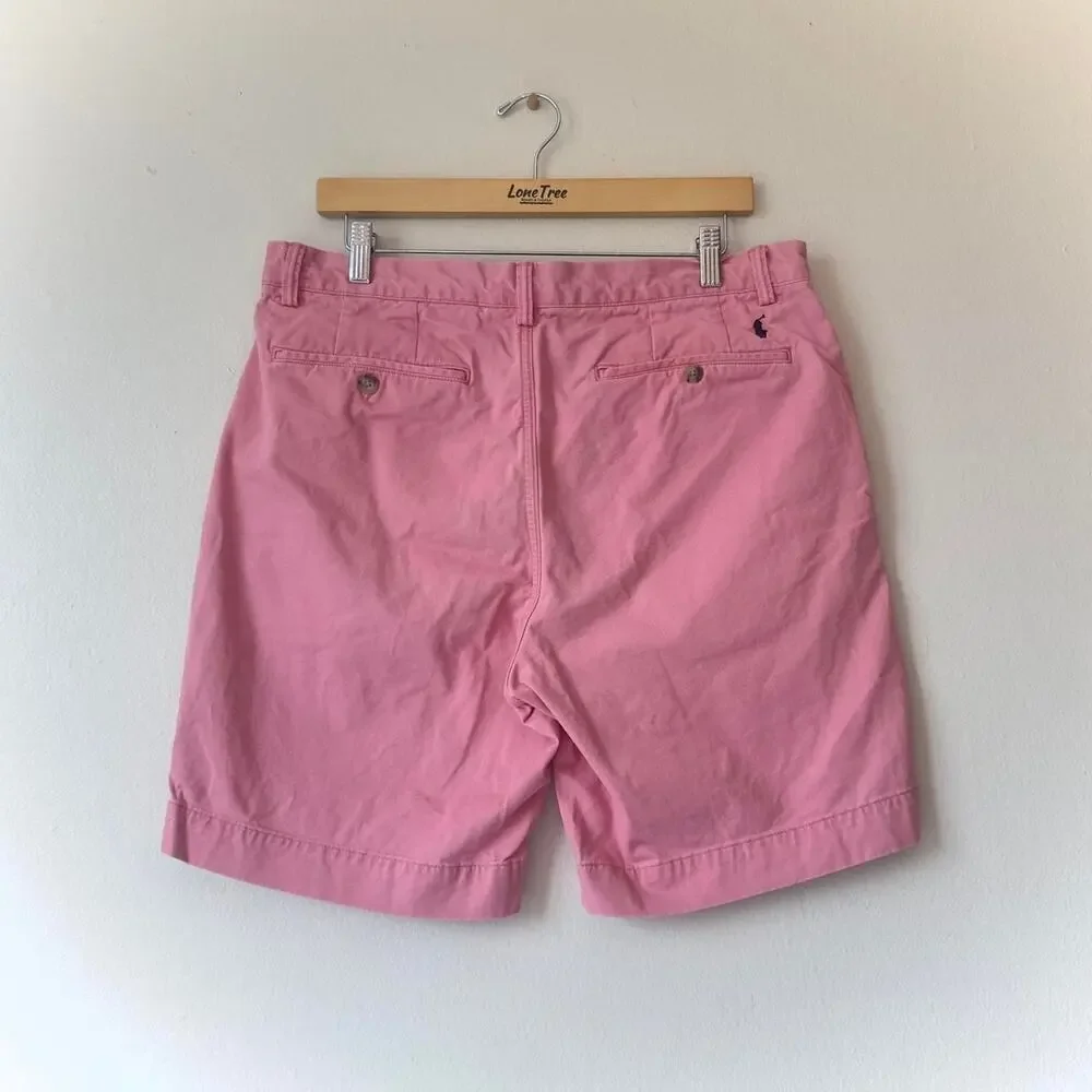 Polo Ralph Lauren Men’s Shorts Size 34 Salmon Pink “The Polo Chino” Preppy